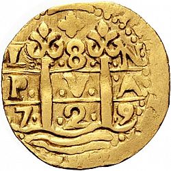 Large Obverse for 8 Escudos 1729 coin