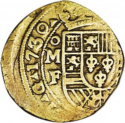 Large Obverse for 8 Escudos 1730 coin
