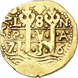 Large Obverse for 8 Escudos 1736 coin