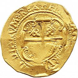 Large Reverse for 8 Escudos 1711 coin