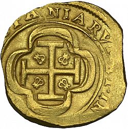 Large Reverse for 8 Escudos 1714 coin