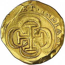 Large Reverse for 8 Escudos 1715 coin