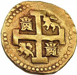 Large Reverse for 8 Escudos 1724 coin