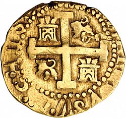 Large Reverse for 8 Escudos 1745 coin
