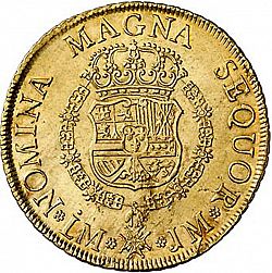 Large Reverse for 8 Escudos 1755 coin