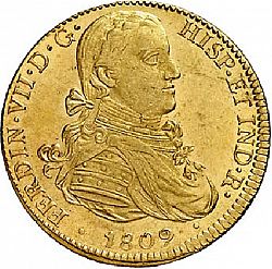 Large Obverse for 8 Escudos 1809 coin