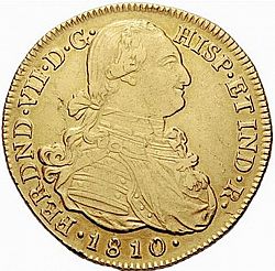 Large Obverse for 8 Escudos 1810 coin