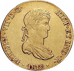 Large Obverse for 8 Escudos 1812 coin