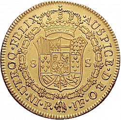 Large Reverse for 8 Escudos 1815 coin