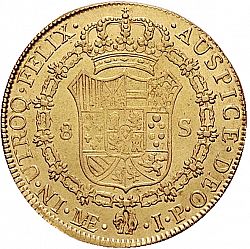Large Reverse for 8 Escudos 1819 coin