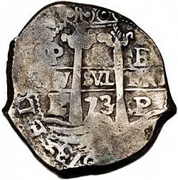 Large Obverse for 8 Reales 1673 coin