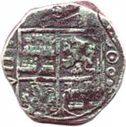 Large Obverse for 8 Reales 1680 coin