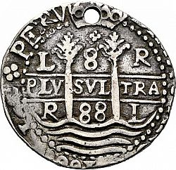 Large Obverse for 8 Reales 1688 coin