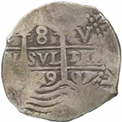 Large Obverse for 8 Reales 1689 coin