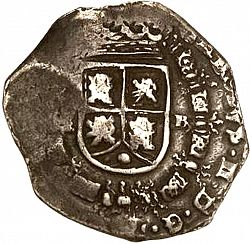Large Obverse for 8 Reales 1699 coin