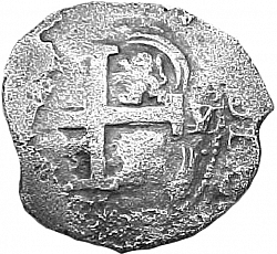 Large Reverse for 8 Reales 1679 coin