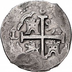 Large Reverse for 8 Reales 1699 coin