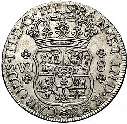 Large Obverse for 8 Reales 1770 coin