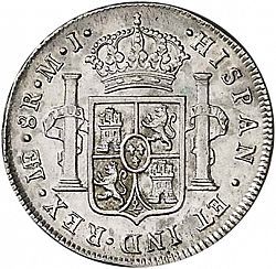 Large Reverse for 8 Reales 1775 coin