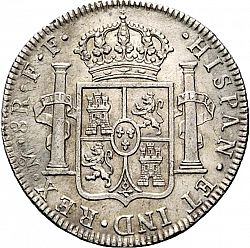 Large Reverse for 8 Reales 1781 coin