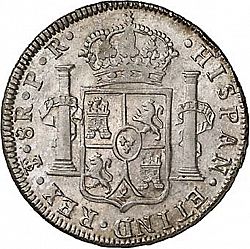 Large Reverse for 8 Reales 1781 coin