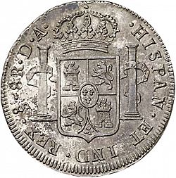 Large Reverse for 8 Reales 1786 coin