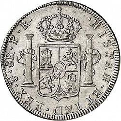 Large Reverse for 8 Reales 1794 coin