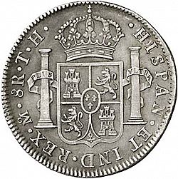 Large Reverse for 8 Reales 1804 coin
