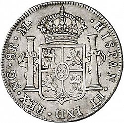 Large Reverse for 8 Reales 1807 coin