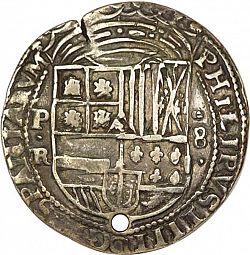 Large Obverse for 8 Reales 1643 coin