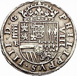 Large Obverse for 8 Reales 1659 coin
