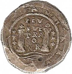 Large Reverse for 8 Reales 1742 coin