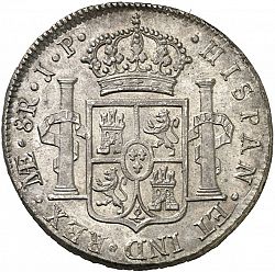 Large Reverse for 8 Reales 1820 coin
