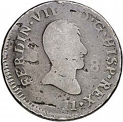 Large Obverse for 8 Maravedies 1811 coin