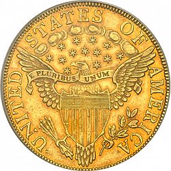 10 dollar 1799 Large Reverse coin