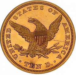 10 dollar 1840 Large Reverse coin