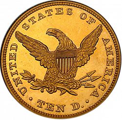 10 dollar 1846 Large Reverse coin