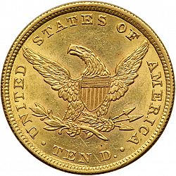10 dollar 1856 Large Reverse coin