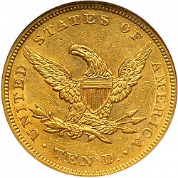 10 dollar 1861 Large Reverse coin