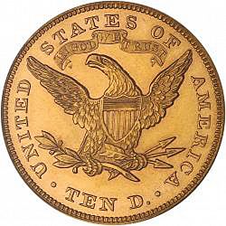 10 dollar 1878 Large Reverse coin