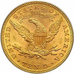 10 dollar 1895 Large Reverse coin