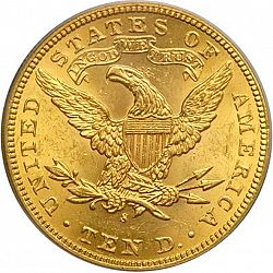 10 dollar 1898 Large Reverse coin