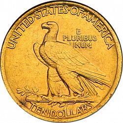 10 dollar 1908 Large Reverse coin