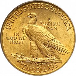10 dollar 1915 Large Reverse coin