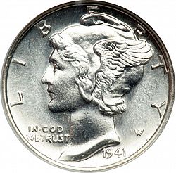 dime 1941 Large Obverse coin