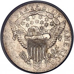 dime 1807 Large Reverse coin