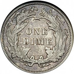 dime 1878 Large Reverse coin