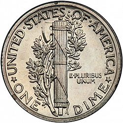 dime 1937 Large Reverse coin