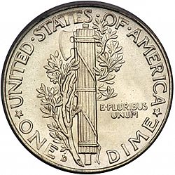 dime 1940 Large Reverse coin