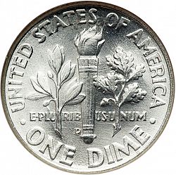 dime 1959 Large Reverse coin